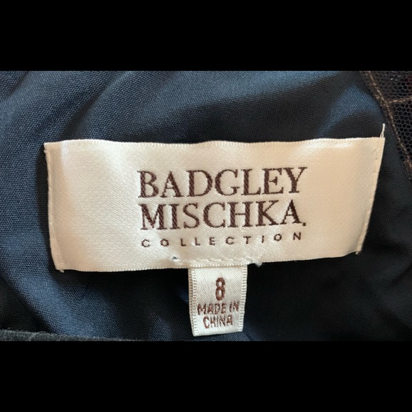 Badgley Mischka Collection Gown Sz 8 - Picture 8 of 8